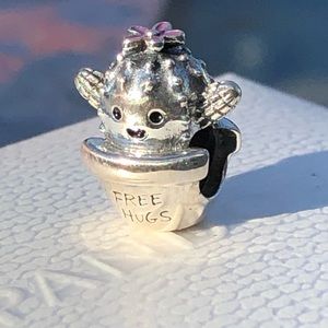 Pandora Free Hugs Cactus Charm